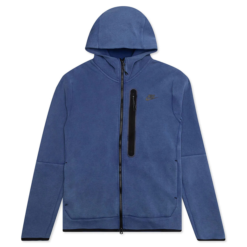 Толстовка с капюшоном на молнии Nike Sportswear Tech Fleece Royal Blue DD3100-455 Мужская S