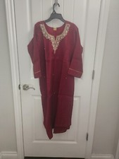 Bollywood Indian 3 Piece Salwar Kameez Set Women Size XXL Indian Size