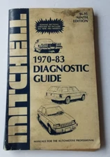 MITCHELL 1970-83 DIAGNOSTIC GUIDE for autos ..1983, pb..GM, Ford, Chrysler, Amer