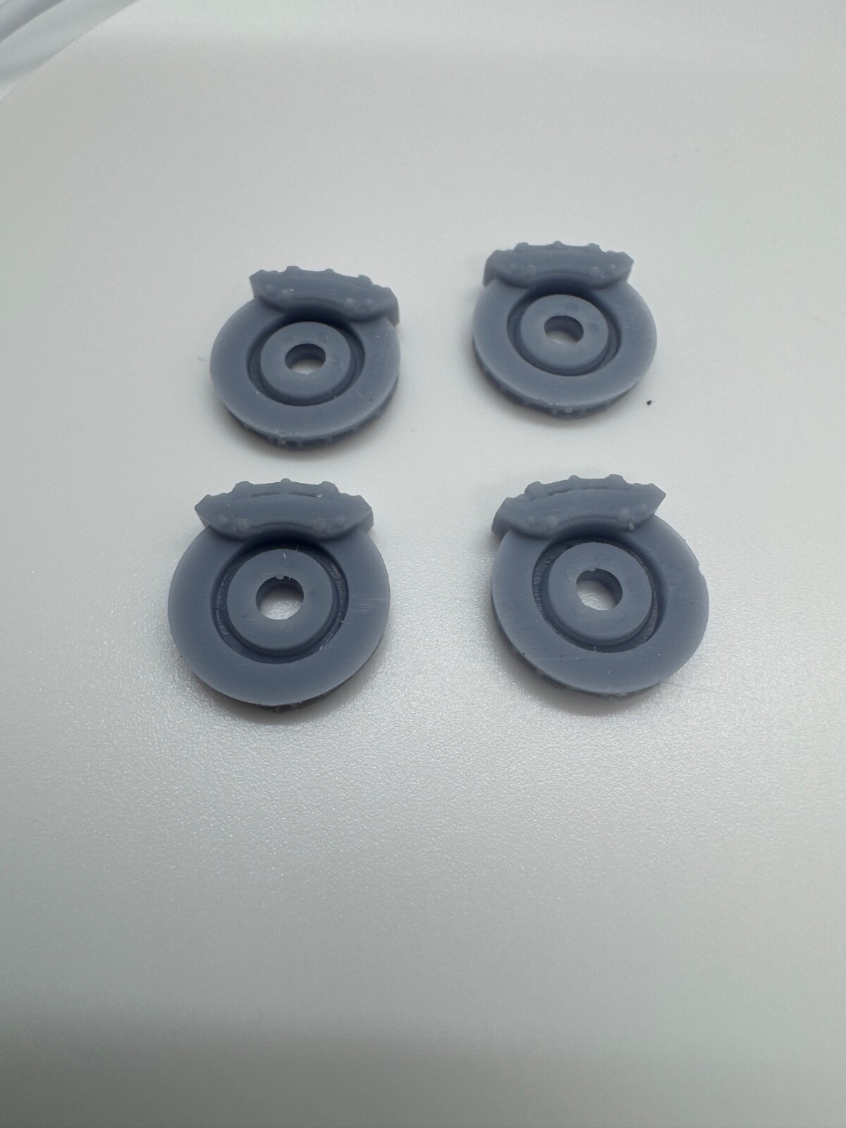 1:24 Scale Brake Rotor with Caliper &ndash; 4-Pack - Model Car - Diecast - RC - Hobby