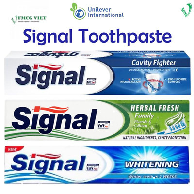 *SIGNAL STRONG TEETH TOOth Paste 200g×2 Packs HERBAL Shine*