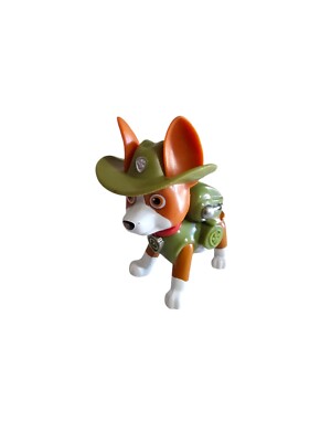 Rare Paw Patrol Figure Tracker Chihuahua Jungle 2.5'' PVC Figure Spin Master Toy