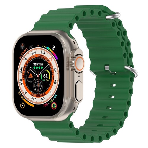 Correa de reloj de silicona Ocean para Apple Watch Ultra 49 mm / Series 8 y 7 45 - Imagen 3 de 11