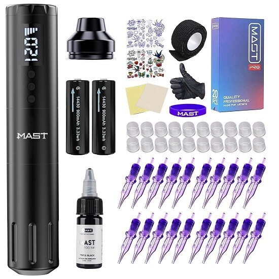 【KT】MAST wireless system タトゥーマシン Amazon.com: Mast Tour Wireless Tattoo Gun Machine Kit