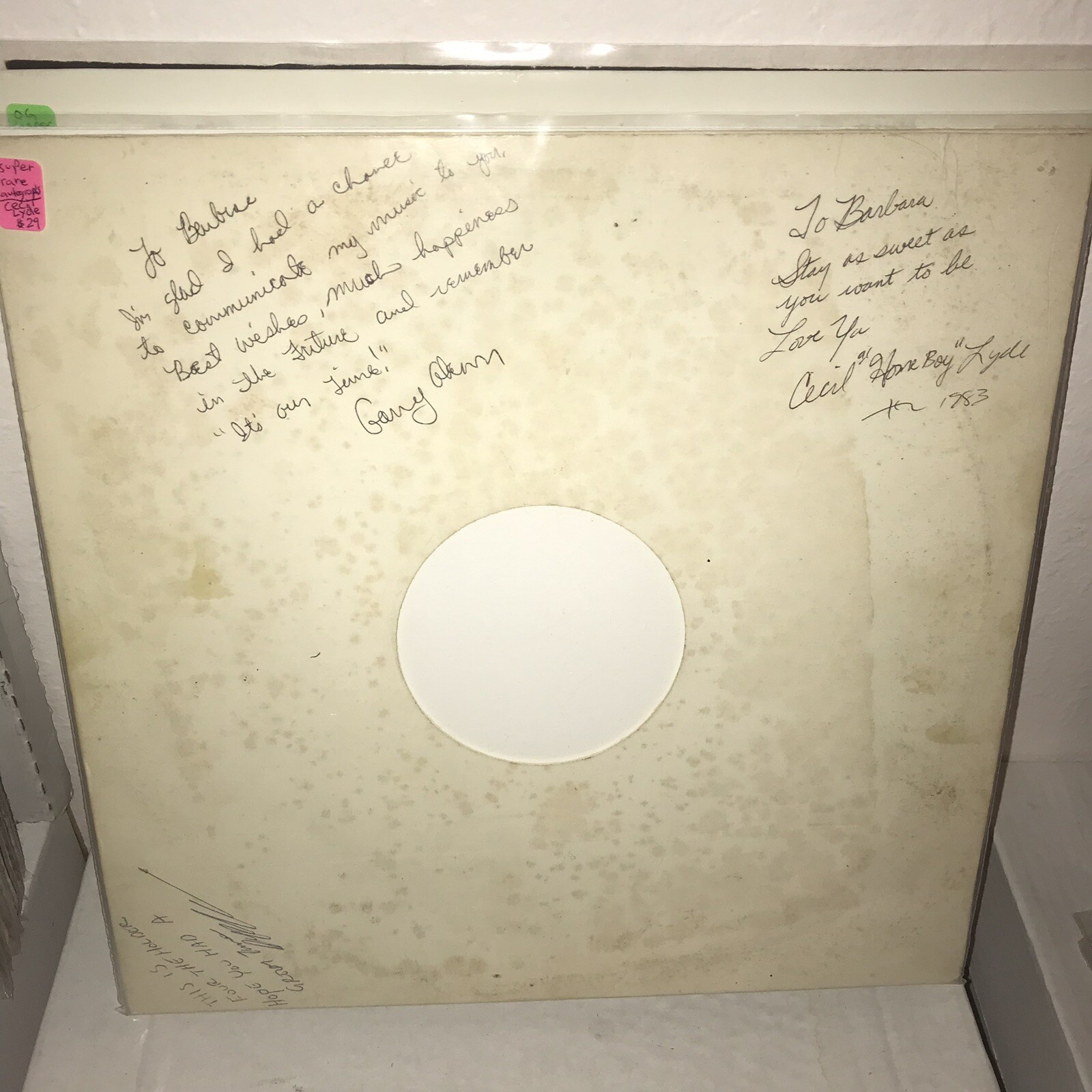 SIGNED Home Boy and the COL Cecil Lyde Stone Free Funk Soul Boogie Disco Electro