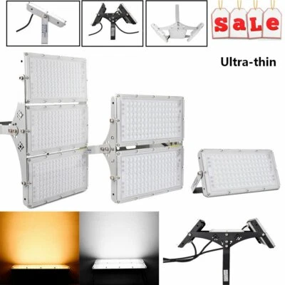 CERBIUT 300W 200W 100W LED Flood Light Bright Garden Workshop Outdoor Lighting Fixtures