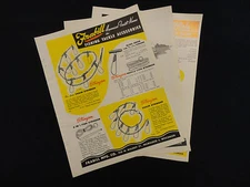 Original 1952 Frabill Fishing Tackle Co Dealer Catalog Fold Out Sales Sheet