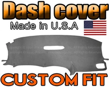 fits 2001-2007 DODGE CARAVAN DASH COVER MAT DASHBOARD PAD USA / CHARCOAL GREY