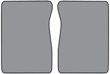 1974 GMC K25/K2500 Pickup Cutpile Carpet Logo Floor Mat 2pc