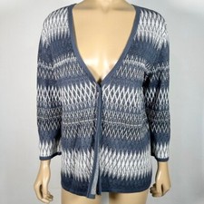 Pendleton Women  s Size Medium Aztec Pattern Button Closure Cardigan Linen/Cotton