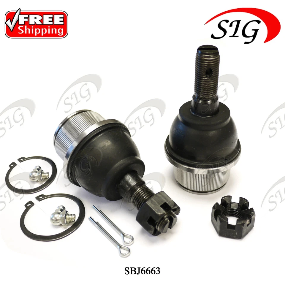 For 2003 - 2006 Chevy SSR Front Upper & Lower Ball Joint Tie Rod End 8PC Kit Foto 4 de 4