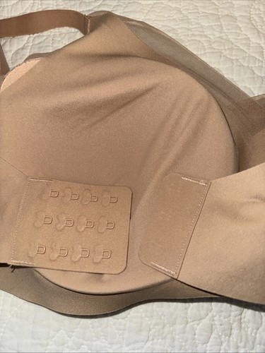 Beige Nude HONEY LOVE XL Wireless Bra w/Mesh Accent Support Padded Gently Used - Picture 9 of 9