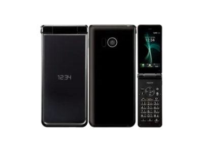 SHARP AQUOS KEITAI 2 601SH BLACK SoftBank 4G Android Flip Phone