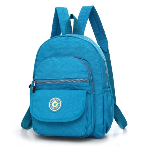 Waterproof Mini Backpack Women's Purse Nylon Shoulder Rucksack Small Travel Bag - Picture 18 of 31