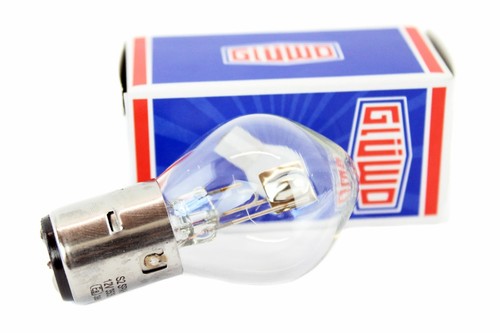 Glühlampe 12V 35/35W Scheinwerferlampe Simson GLÜWO E-geprüft Bajonettsockel - Bild 3 von 4
