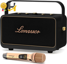 No Distortion 10000Mah Rechargeable 80W Retro Portable Wooden Bluetooth Speaker