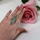 Zuni Vintage 925 Sterling Silver  Turquoise Cluster Ring Sz 7.5 7.2g 2”
