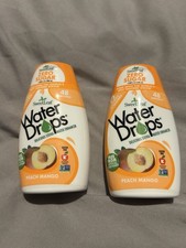 2 x Water Drops Peach and Mango. Zero Sugar Drinks