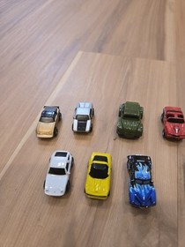 VINTAGE 1980's MICRO MACHINE LOT OF 67 CARS TRUCKS AIRPLANES SEMI RACECAR GALOOB
