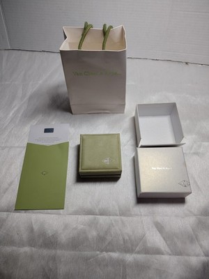 Van Cleef & Arpels Necklace Box VCA Original Travel Jewelry Case Whloe Set Empty