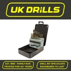 19PC PIECE COBALT HSS DRILL BIT SET, 1MM - 10MM - M35 COBALT - BEST QUALITY