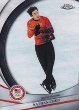 2026 Topps Chrome U.S. Winter Olympic & Paralympic Team Nathan Chen 126 USA