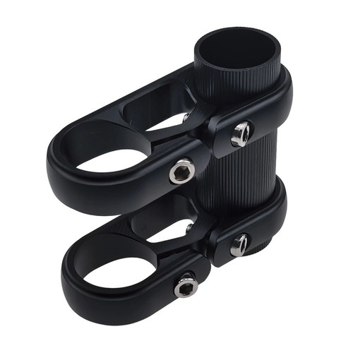 Double Stem Handlebar Riser for Folding Bikes Fits 25 4mm Aluminum ...