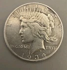 1934-S Peace Dollar $1 - San Francisco Mint