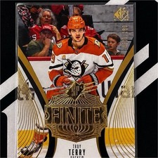 Upper Deck SP Finite Troy Terry Ducks Serial Numbered NHL Card #103