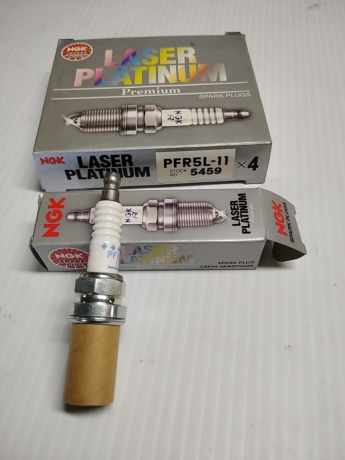 4 pack NGK 5459 PFR5L-11 Laser Platinum Spark Plugs PFR5L11 for Acura RL 96-04