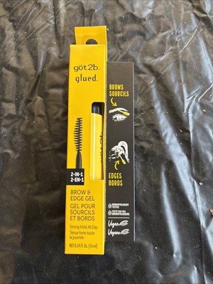 GOT2B Glued 2-in-1 Brow and Edge Gel - Strong Hold 0.54oz Each NEW