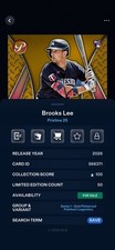 Brooks Lee Digital Bunt Pristine Gold Plated And Polished Legendary /50