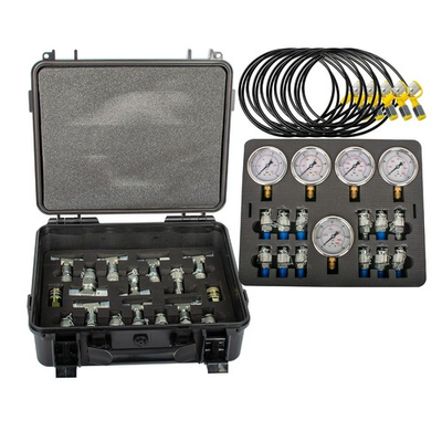 #ad 14pc Hydraulic Pressure Gauge Tester Test Kit Set $271.71