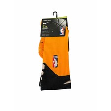 Nike NBA Elite Quick Crew Socks Yellow/Navy Youth WMN 4-6 YTH 3Y-5Y