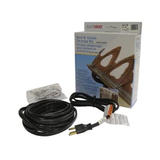 New Easy Heat ADKS-0150 30ft Roof and Gutter De-Icing Cable Snow Melt Winter Kit