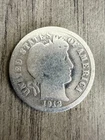 BARBER SILVER DIME/ 10C/ G+/ VISIBLE DATE