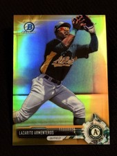 2017 Bowman Chrome GOLD REFRACTOR Lazarito Armenteros 44/50