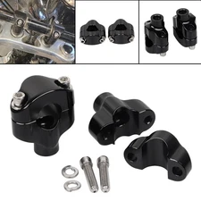 1.65" Tall Handlebar Risers Clamp For Harley 1" Bar Heritage Softail Sportster