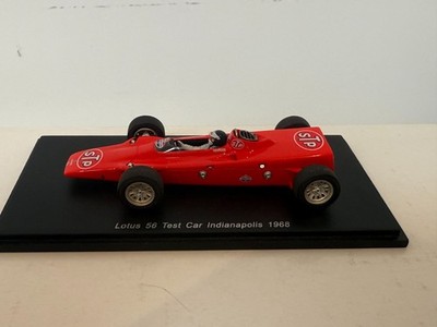 SPARK 1:43 SCALE LOTUS 56 TEST CAR INDIANAPOLIS 1968 STP JIM CLARK S1760 RARE