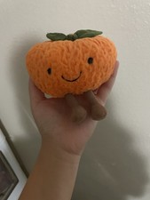 Jellycat Amuseables Clementine Stuffed Toy Small 5" inches Fruit Plush