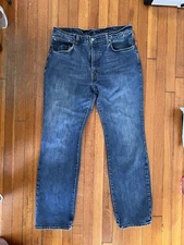 Cremieux Men’s Denim Blue Jeans Medium Wash Size 36x34 Straight Leg Relaxed