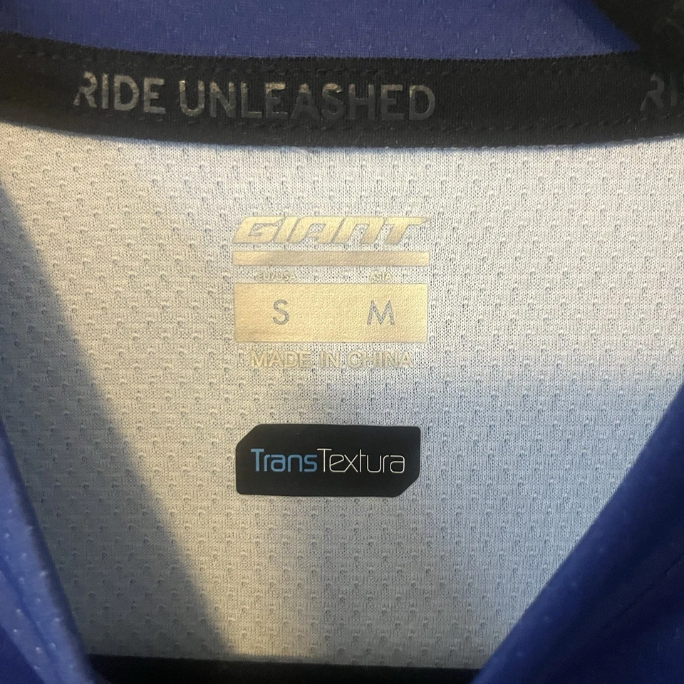 Camiseta deportiva de ciclismo Giant MBS para hombre con cremallera manga talla EE. UU. PEQUEÑA Foto 2 de 4