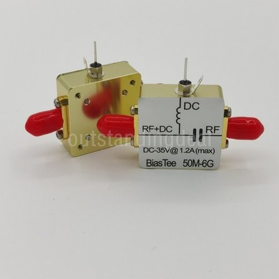Bias Tee 50M-6GHz Module   1200MA DC-35V 1.2A Max RF DC Blocking ot25 #wd