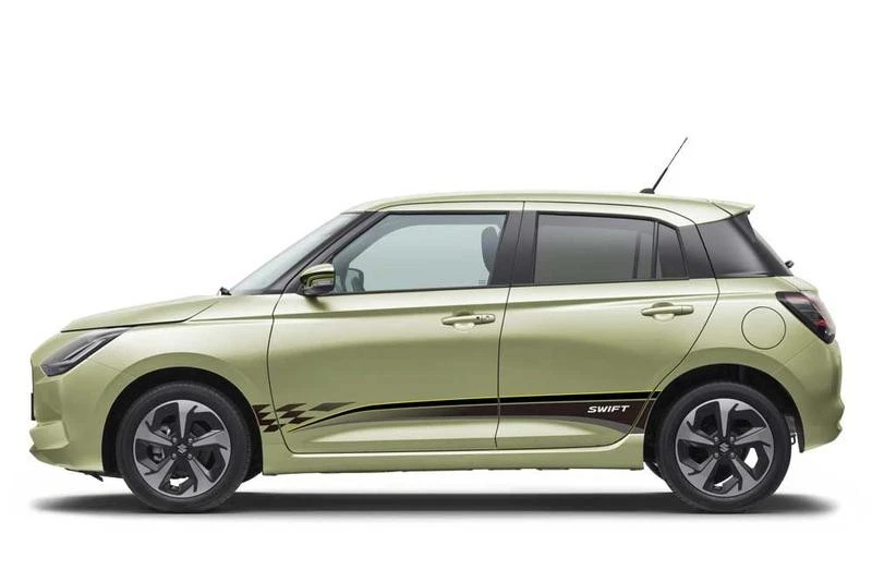 Suzuki Genuine Body Decal Set Hard Sport Black Side Body 6 Pcs 99230-70T10-001