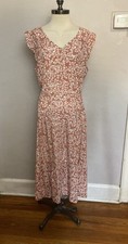 Simply Vera Wang Floral Maxi dress Peasant XL tiered Full