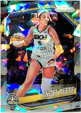 2025 Panini WNBA Prizm Ice Prizm Angel Reese #92 DREAM