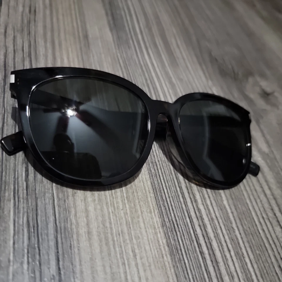 Gafas de sol Saint Laurent SL 284/F delgadas Habana con lentes grises 56[] 18 150 Foto 2 de 4