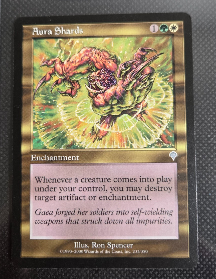 Aura Shards – Invasion  – MTG Magic The Gathering – Commander Staple – LP/NM