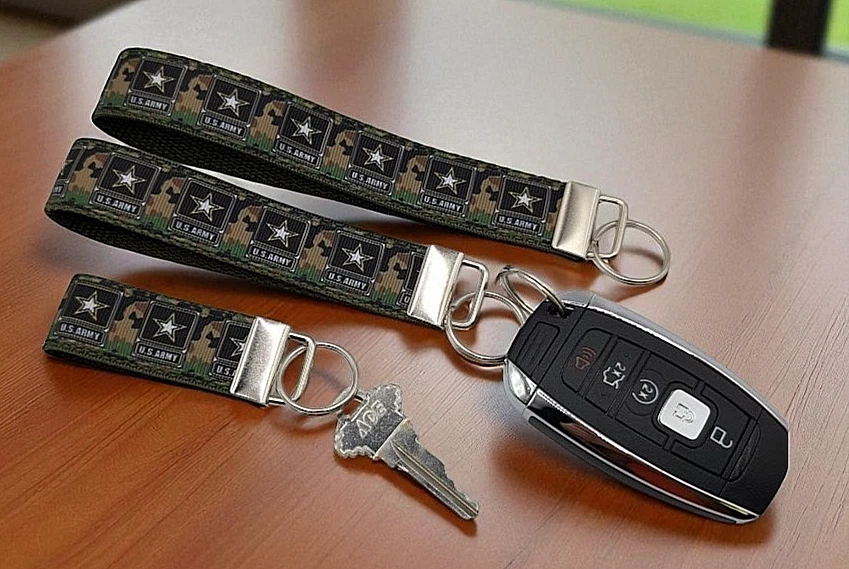 Ejército Llavero Marines Llaveros Marina Fuerza Aérea Muñequera Llavero Cremallera Mochila Foto 3 de 4