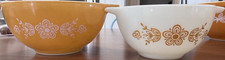 PYREX 442 443 Vintage Floral Mixing Bowl Set ...